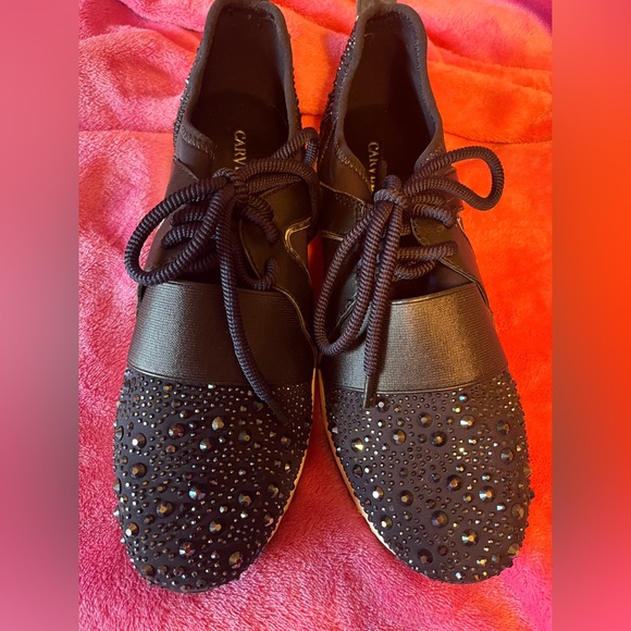 New size 7.5 navy sparkle Carvela trainers - Picture 6 of 8